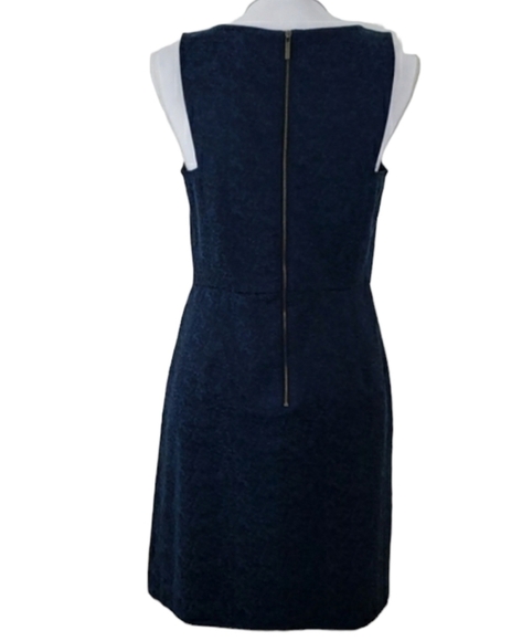 LOFT Ann Taylor~Size 6~Blue/Black Fit&Flare Dress. - Picture 3 of 9